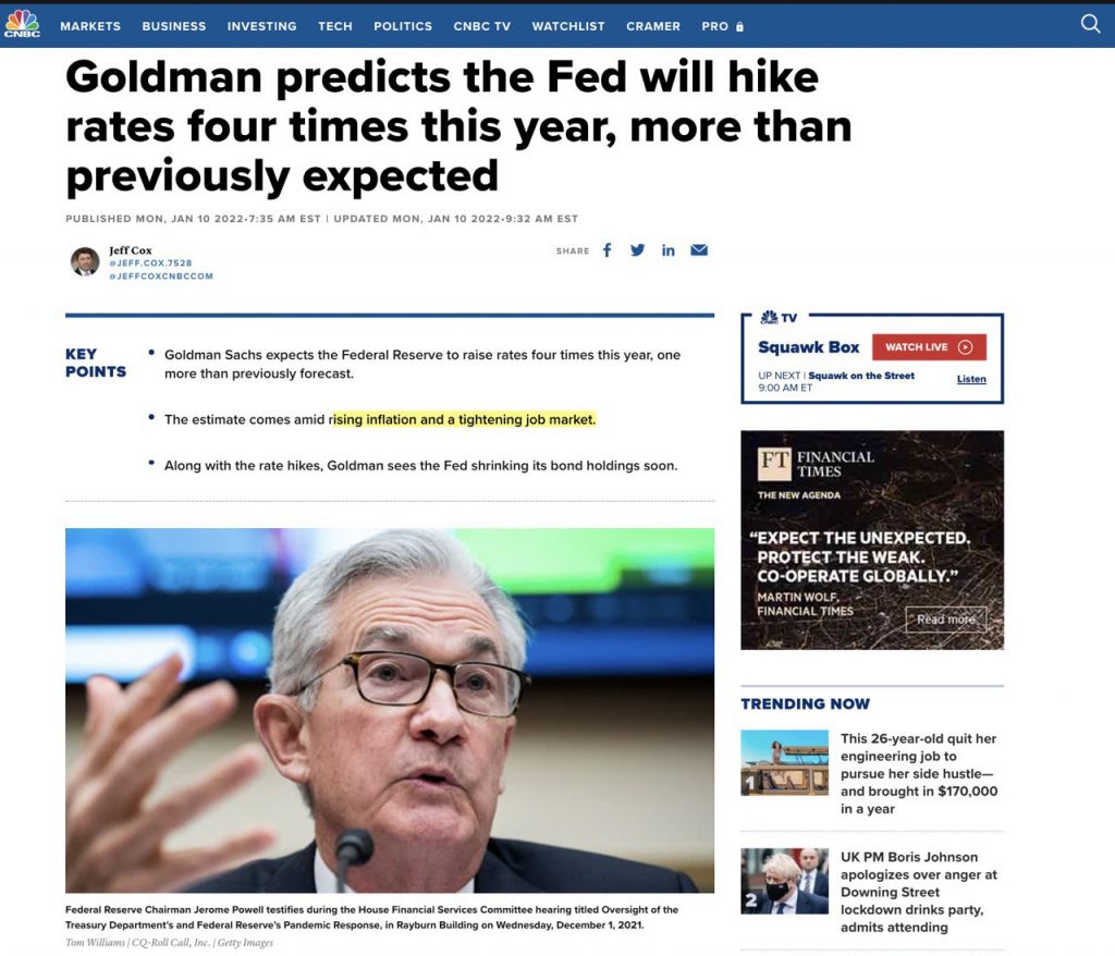 Prédiction de Goldman